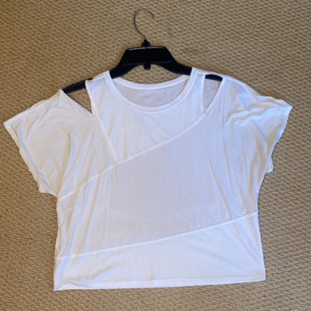 lululemon asymmetrical crop top